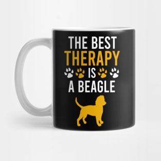 The best therapy is a beagle Mug